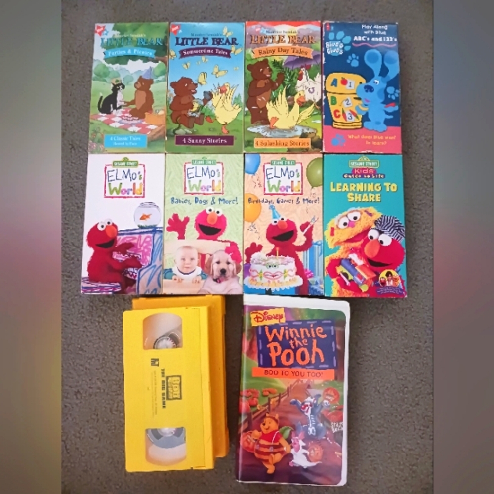 Children's VHS Tapes